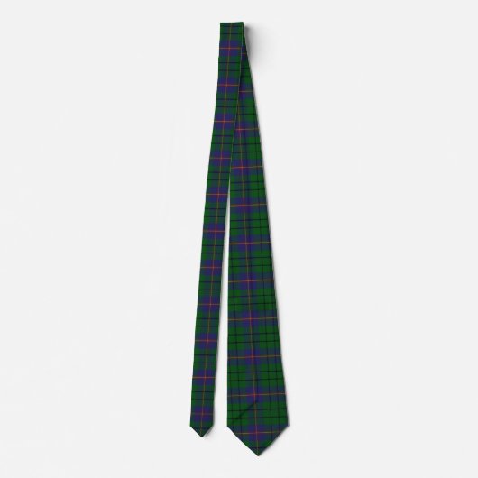 Scottish Carmichael Clan Tartan Pset Stropdas (Achterkant)