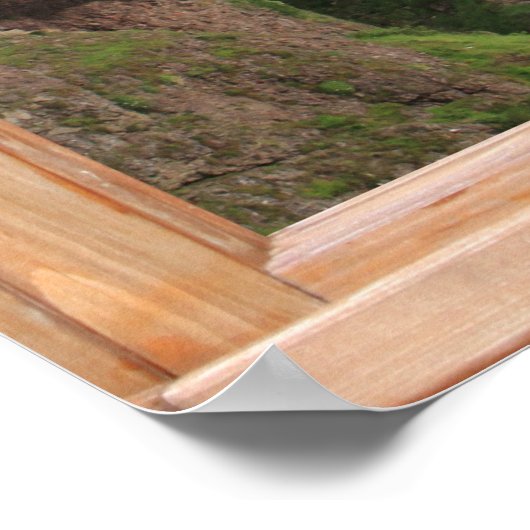 Scottish Castle door het Uitzicht Ocean van een ra Poster (Hoek)