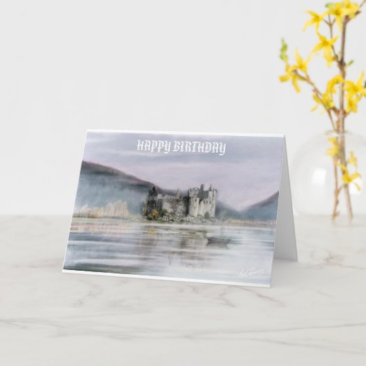 SCOTTISH CASTLE KAART (Gele Bloem)