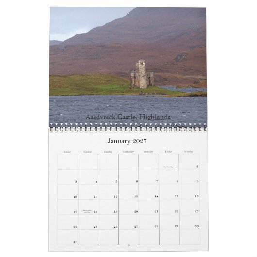 Scottish Castles 2011 Kalender (Jan 2027)