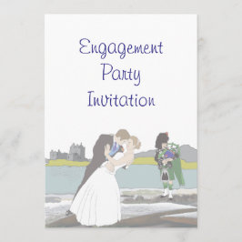 Scottish, Celtic Engagement Party Kaart