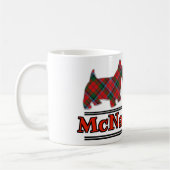 Scottish Cheer Clan McNaughton Tartan Scottie Dogs Koffiemok (Links)