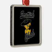 Scottish Chick #4 Metalen Ornament (Rechts)