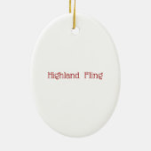 Scottish Children Dancing Keramisch Ornament (Achterkant)