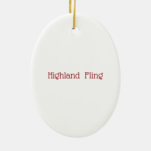 Scottish Children Dancing Keramisch Ornament (Achterkant)