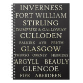 Scottish Cities notebook Notitieboek (Voorkant)