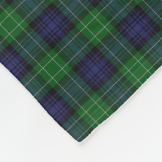 Scottish Clan Abercrombie Classic Tartan Fleece Deken (Hoek)
