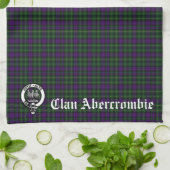 Scottish Clan Abercrombie Crest & Tartan Theedoek (Gevouwen)