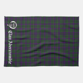 Scottish Clan Abercrombie Crest & Tartan Theedoek