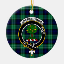 Scottish Clan Abercrombie Hunting Tartan and Crest