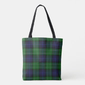 Scottish Clan Abercrombie Tartan Pset Tote Bag (Achterkant)