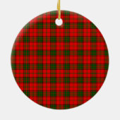 Scottish Clan Adair Tartan en Crest Keramisch Ornament (Achterkant)