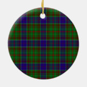 Scottish Clan Adam Hunting Tartan and Crest Keramisch Ornament (Achterkant)