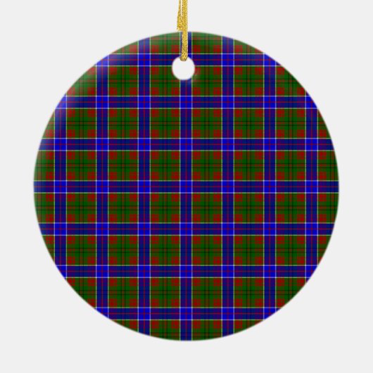 Scottish Clan Adam Tartan en Crest Keramisch Ornament (Achterkant)