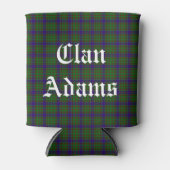 Scottish Clan Adams Tartan Blikjeskoeler (Voorkant)