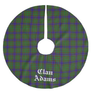 Scottish Clan Adams Tartan Custom Kerstboom Rok