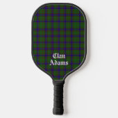Scottish Clan Adams Tartan Custom Pickleball Paddle (Achterkant)