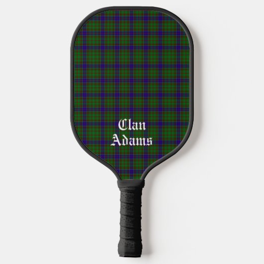 Scottish Clan Adams Tartan Custom Pickleball Paddle (Achterkant)