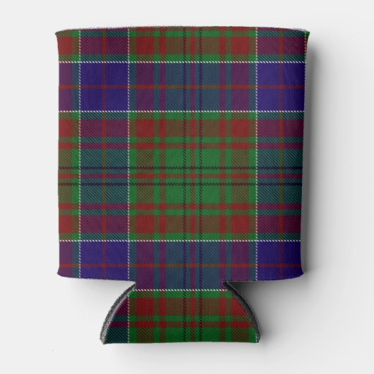 Scottish Clan Adams Tartan Pset Blikjeskoeler (Voorkant)