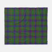 Scottish Clan Adams Tartan Pset Fleece Deken (Voorkant (Horizontaal))
