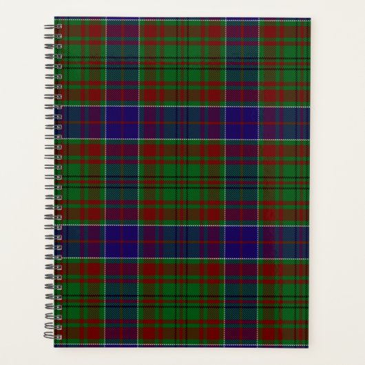 Scottish Clan Adams Tartan Pset Planner (Voorkant)