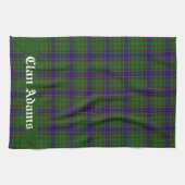 Scottish Clan Adams Tartan Pset Theedoek (Horizontaal)