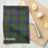 Scottish Clan Adams Tartan Theedoek (Quarter Fold)