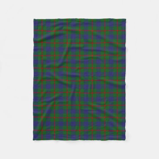 Scottish Clan Agnew Classic Tartan Fleece Deken (Voorkant)