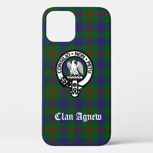 Scottish Clan Agnew Crest & Tartan Case-Mate iPhone Case (Achterkant)
