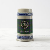 Scottish Clan Agnew Crest & Tartan Custom Bierpul (Center)