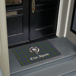Scottish Clan Agnew Crest & Tartan Deurmat