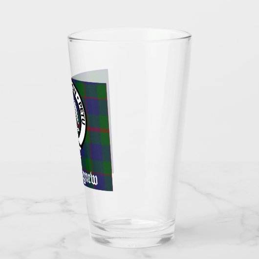 Scottish Clan Agnew Crest & Tartan Glas (Links)