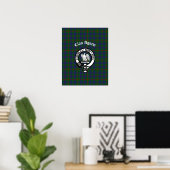 Scottish Clan Agnew Crest & Tartan Poster (Thuiskantoor)