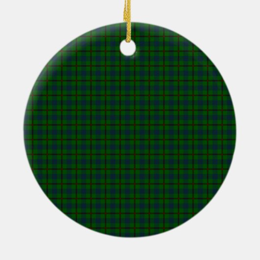 Scottish Clan Agnew Hunting Tartan and Crest Keramisch Ornament (Achterkant)