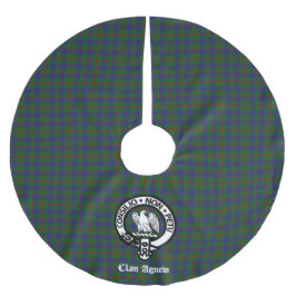 Scottish Clan Agnew Tartan Crest  Kerstboom Rok
