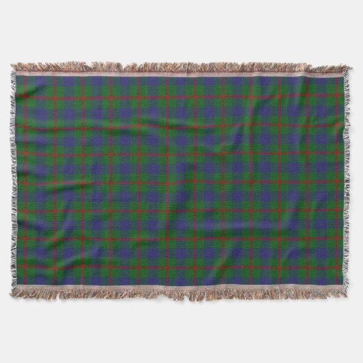 Scottish Clan Agnew Tartan Deken (Voorkant)