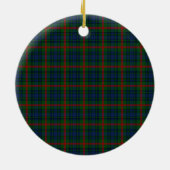 Scottish Clan Aiton Tartan en Crest Keramisch Ornament (Achterkant)