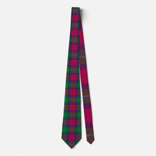 Scottish Clan Akins Tartan Pset Stropdas (Voorkant)