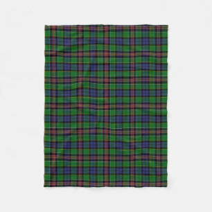 Scottish Clan Allison Tartan Pset Fleece Deken