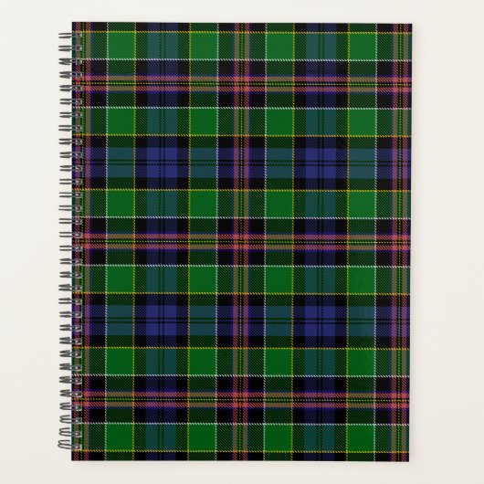 Scottish Clan Allison Tartan Pset Planner (Voorkant)
