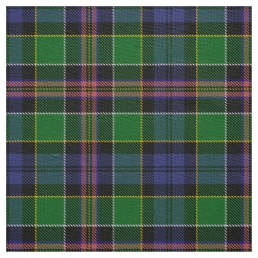 Scottish Clan Allison Tartan Pset Stof (Swatch)