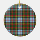 Scottish Clan Anderson Ancient Tartan en Crest Keramisch Ornament (Achterkant)