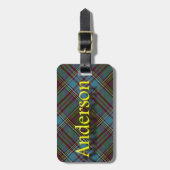 Scottish Clan Anderson Bagagelabel (Voorkant verticaal)