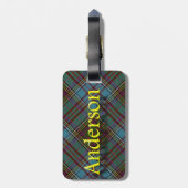 Scottish Clan Anderson Bagagelabel (Achterkant verticaal)