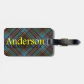 Scottish Clan Anderson Bagagelabel (Achterkant horizontaal)