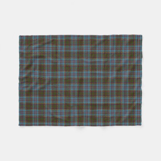Scottish Clan Anderson Classic Tartan Fleece Deken (Voorkant (Horizontaal))