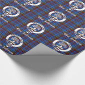 Scottish Clan Anderson Crest & Tartan Cadeaupapier (Hoek)