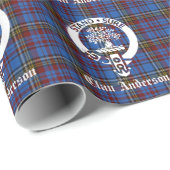 Scottish Clan Anderson Crest & Tartan Cadeaupapier (Rol Hoek)