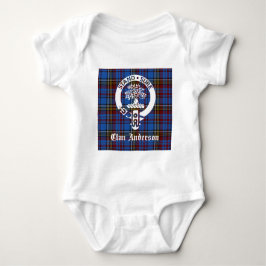 Scottish Clan Anderson Crest & Tartan Romper