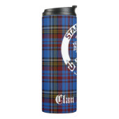 Scottish Clan Anderson Crest & Tartan Thermosbeker (Gedraaid links)